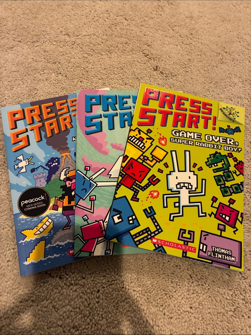 Press Start kids books - set of 3